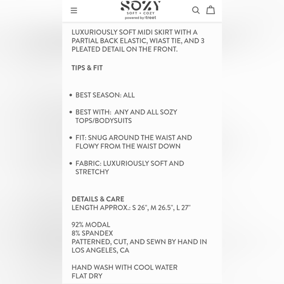 Sozy midi skirt - Picture 7 of 7